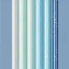 Bougies – 14,5cm – lot de 12 – bleues pailletées