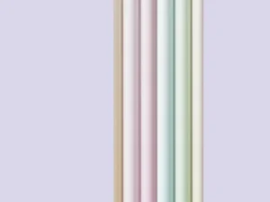 Bougies ombrées – 15,3cm – lot de 12 – arc-en-ciel pastel