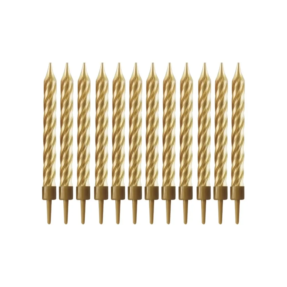 bougies petites dorees